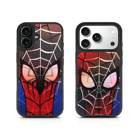 Marvel Spider‑Man 3D Lenticular Phone Case Dynamic Changing Image Shockproof Matte TPU+PC Protective Cover Drop‑Resistant Full Edge Bumper Case For Iphone