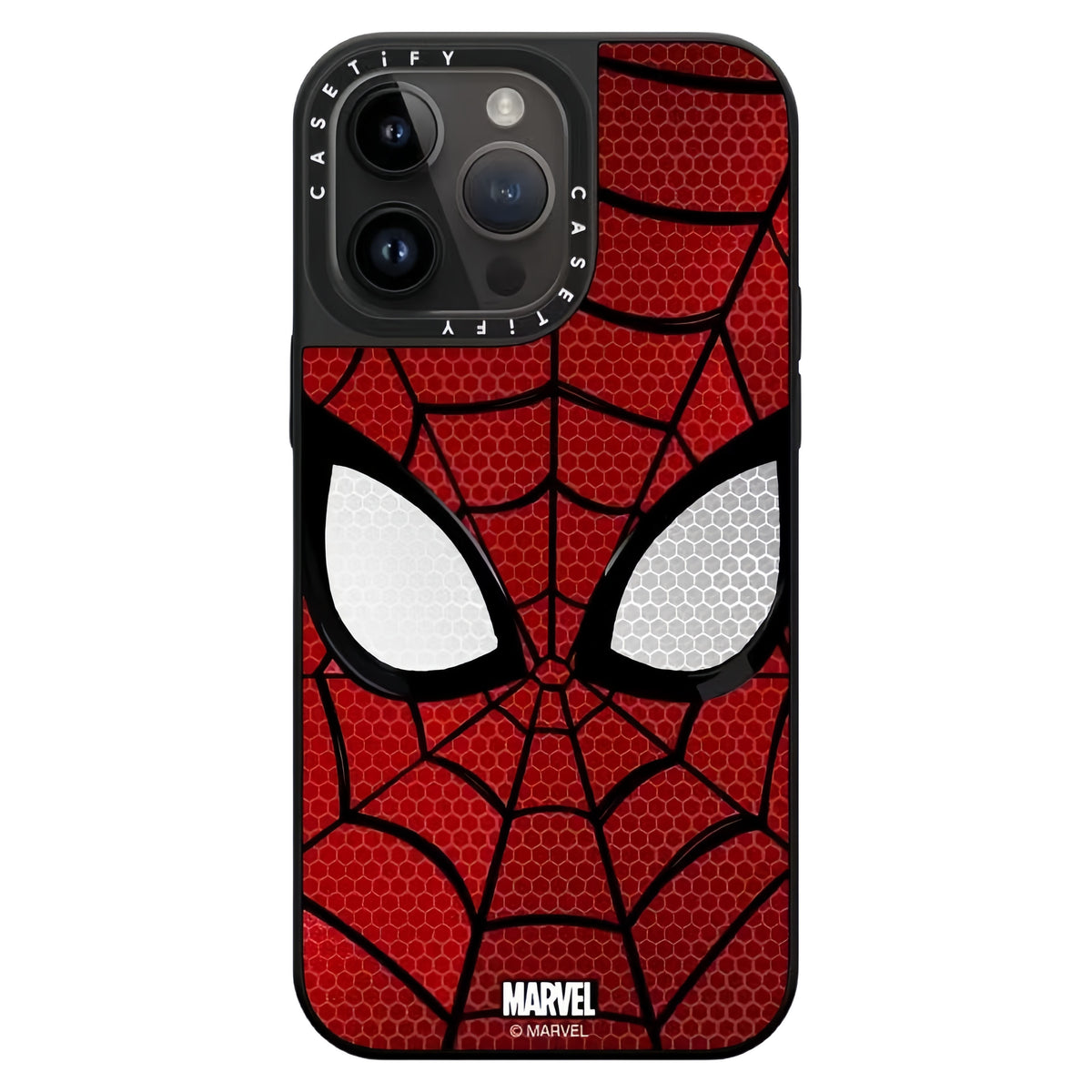 Marvel Spider‑Man Classic Mask & Suit Pattern iPhone Phone Case, Anti‑Drop Shockproof Protective Phone Cover, Raised Camera Bezel Precise Cutout Phone Shell, 2 Styles Available