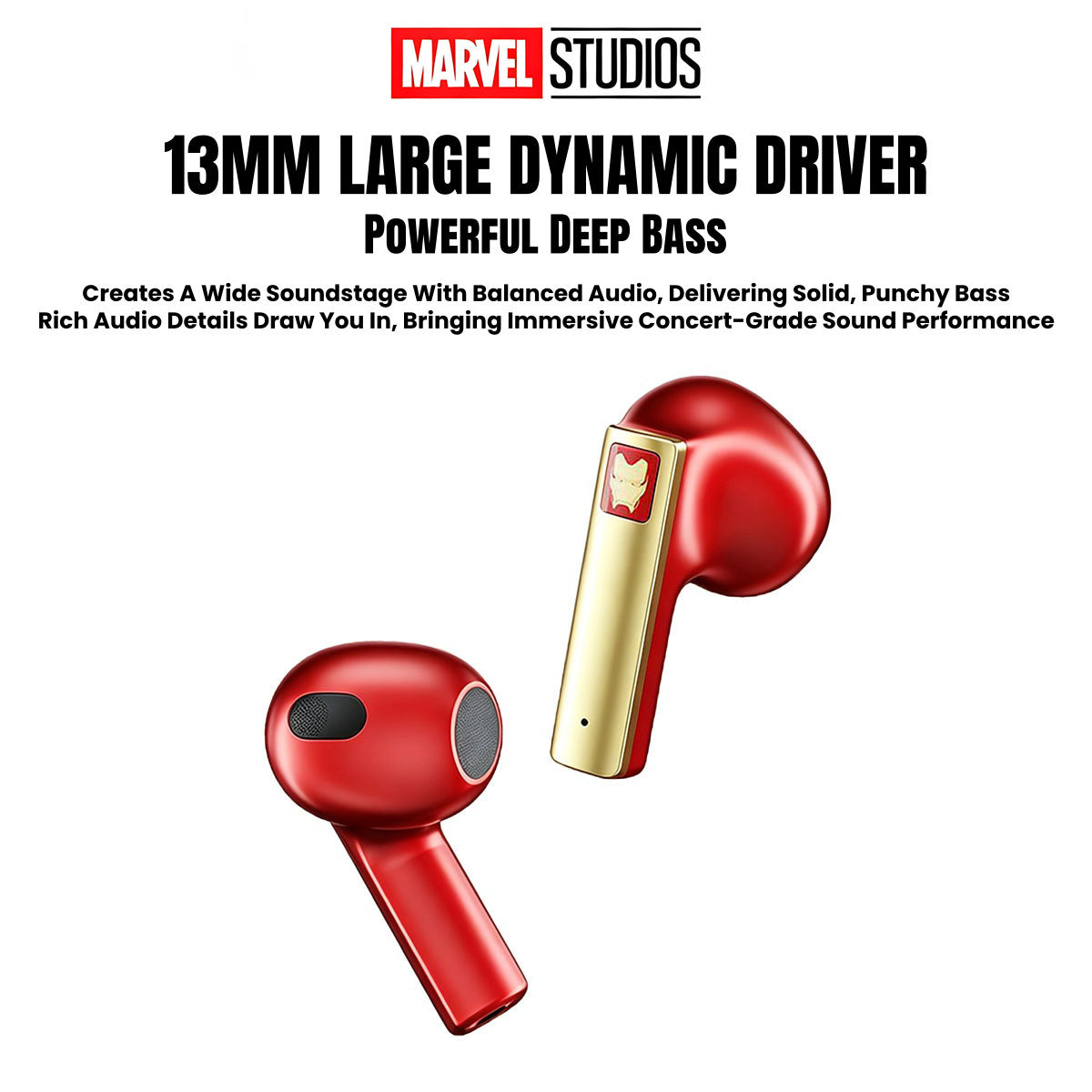 Marvel Avengers Iron Man Captain America Black Panther Multi‑Variant TWS Wireless Bluetooth 5.3 Earbuds, Flip‑Open Lighter‑Style Zinc‑Alloy Gaming Earphones, HIFI Stereo Low Latency Type‑C Charging Collectible Gift For Marvel Fans