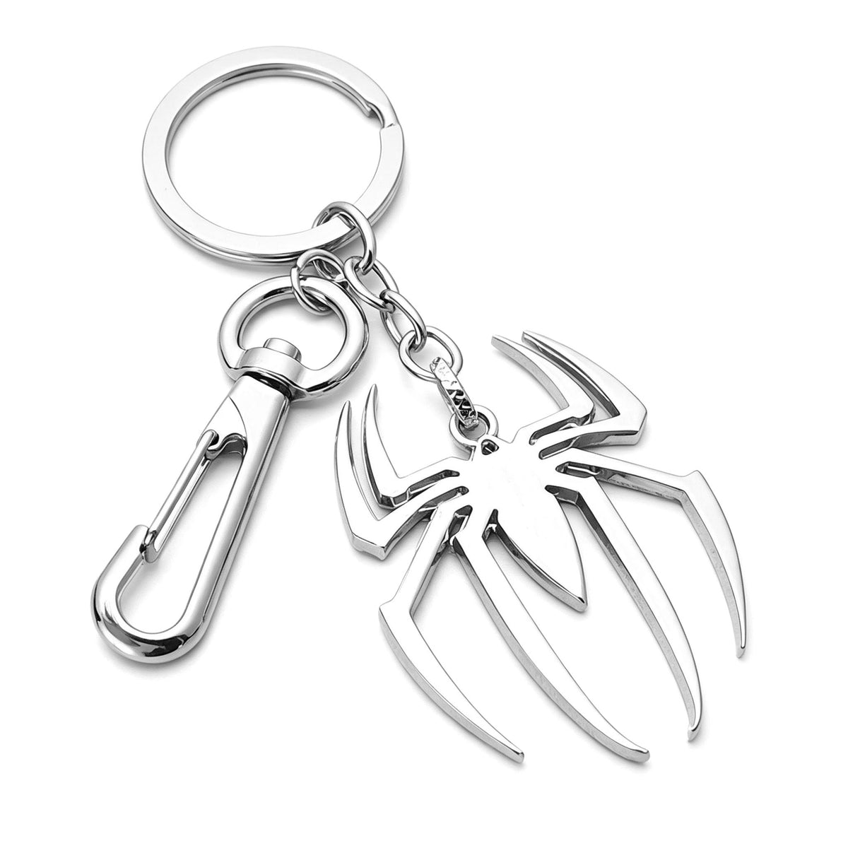 Marvel Spider‑Man Captain America Iron Man Metal Keychain Woven Strap Car Key Ring Cosplay Super Hero Pendant Accessories For Fans Collection Gift