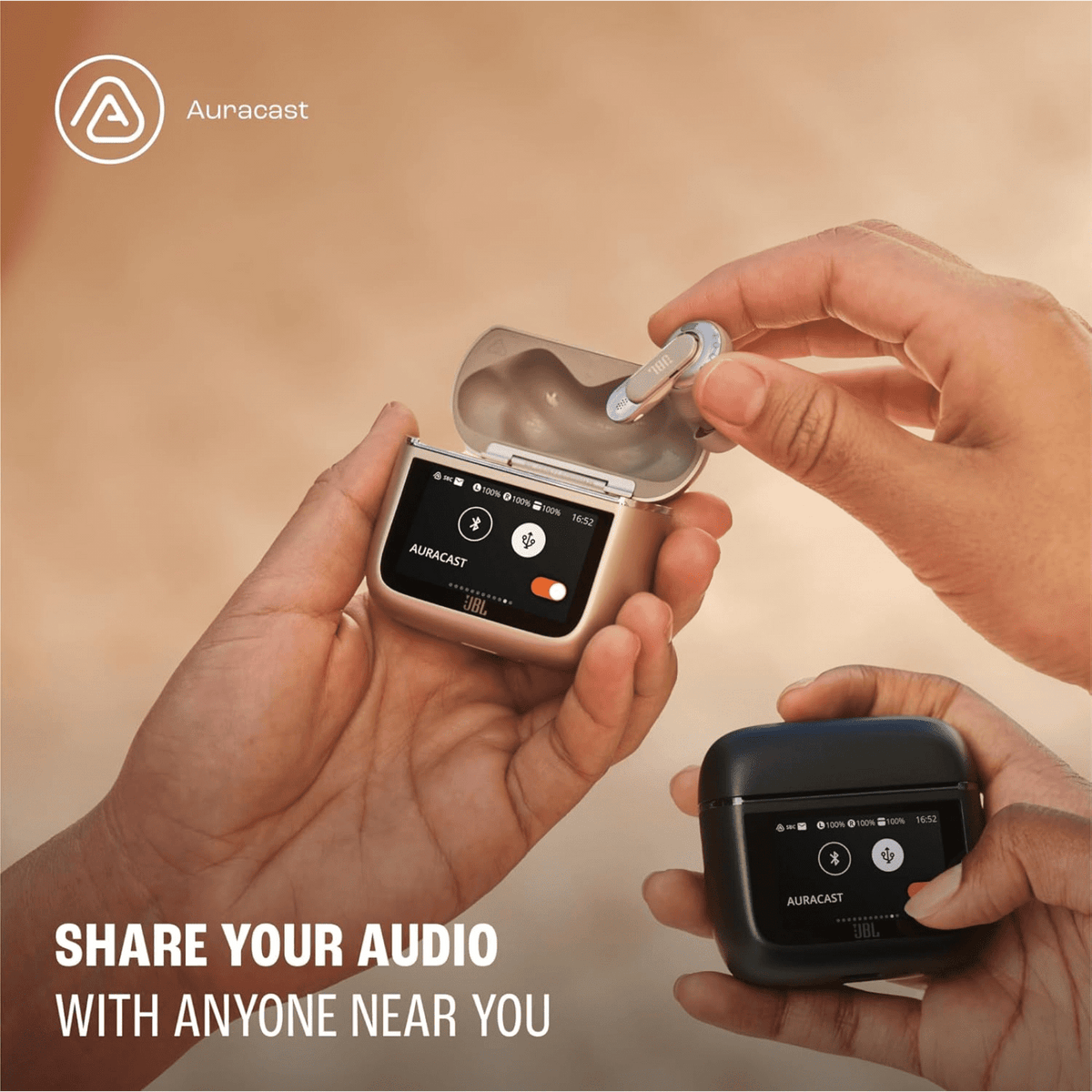 Bluetooth headset with HD screen to enjoy new smart experience