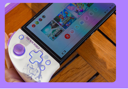 One Piece Monkey D. Luffy Nika Gear 5 Switch Wireless Pro Controller, Mechanical Keys, ALPS Joystick, RGB Lighting, Macro Programming, Six‑Axis Somatosensory, NFC Amiibo Support Gamepad for Switch OLED