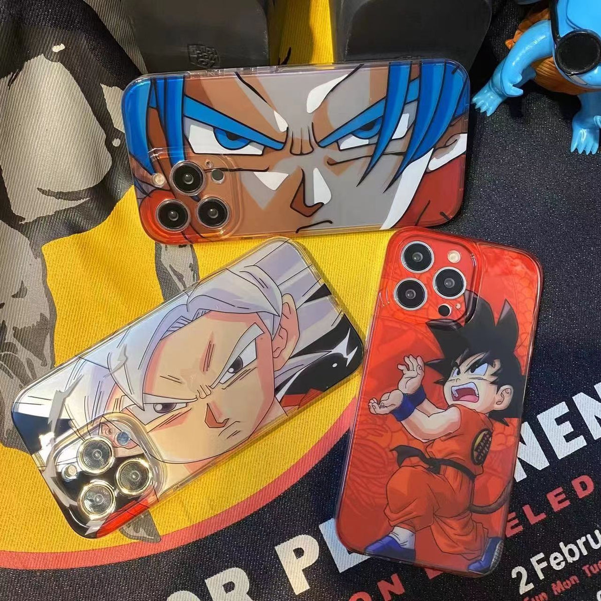 Son Goku/Torankusu/Frieza Apple silicone crash-resistant phone case