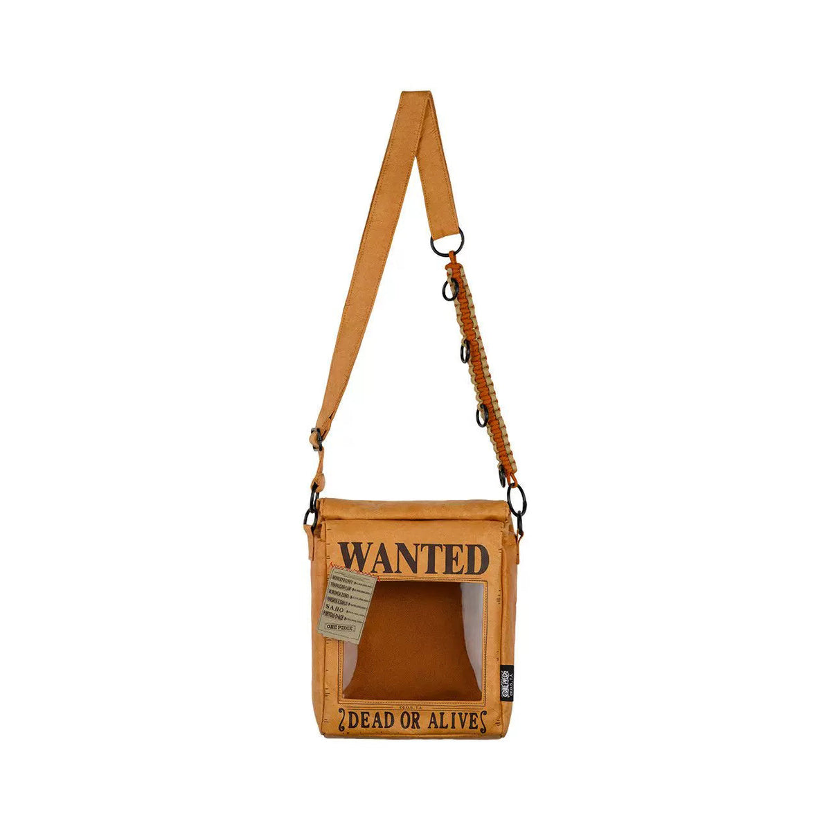 One Piece Luffy Wanted Poster Ita Bag, Multi-Pocket Crossbody Anime Bag