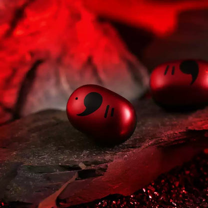 Naruto Uchiha Sasuke Sharingan TWS Gaming Earbuds Bluetooth 6.0 2.4G Direct Connect Low Latency Rotating Metal Spinner Charging Case Necklace Lanyard HiFi Stereo Touch Control LED Light Type-C In-Ear Headphones Anime Gift