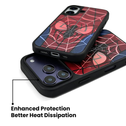 Marvel Spider‑Man 3D Lenticular Phone Case Dynamic Changing Image Shockproof Matte TPU+PC Protective Cover Drop‑Resistant Full Edge Bumper Case For Iphone