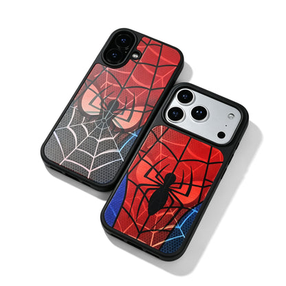 Marvel Spider‑Man 3D Lenticular Phone Case Dynamic Changing Image Shockproof Matte TPU+PC Protective Cover Drop‑Resistant Full Edge Bumper Case For Iphone