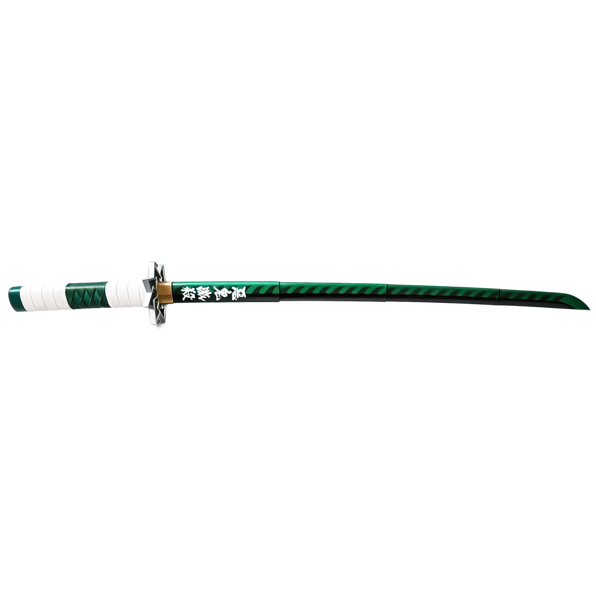 Demon Slayer Tanjiro Zenitsu Retractable Katana, Anime Cosplay Prop Sword