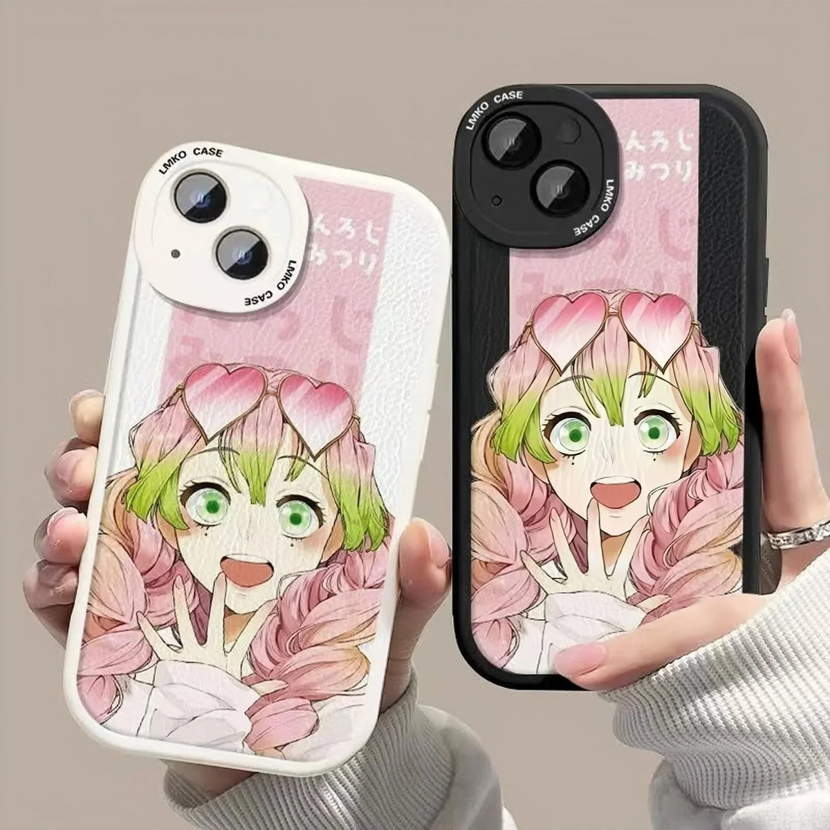 Kanroji Mitsuri super cute Apple silicone crash-resistant phone case