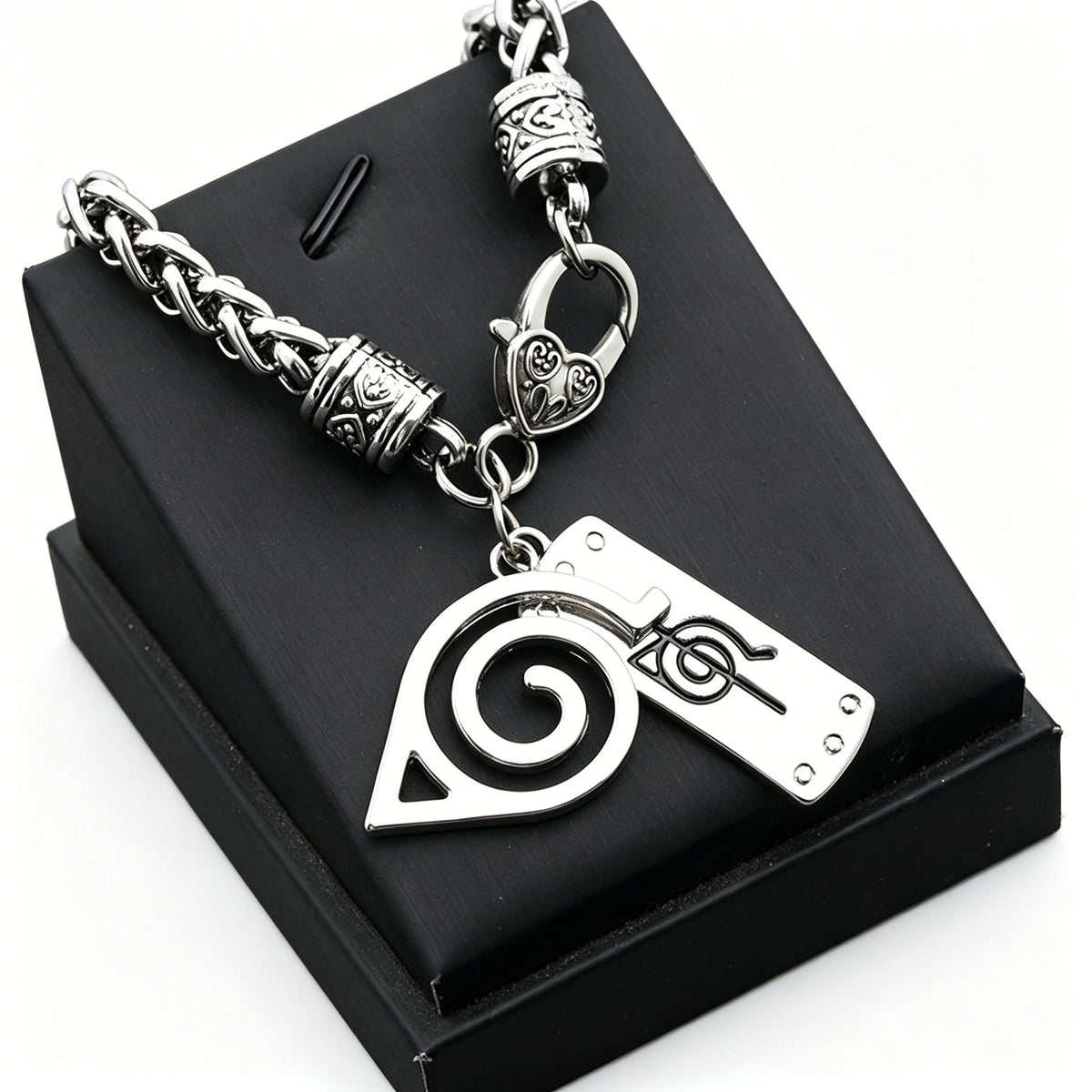 Naruto Leaf Village & Anti-Leaf Symbol Bracelet - Anime Cosplay Jewelry