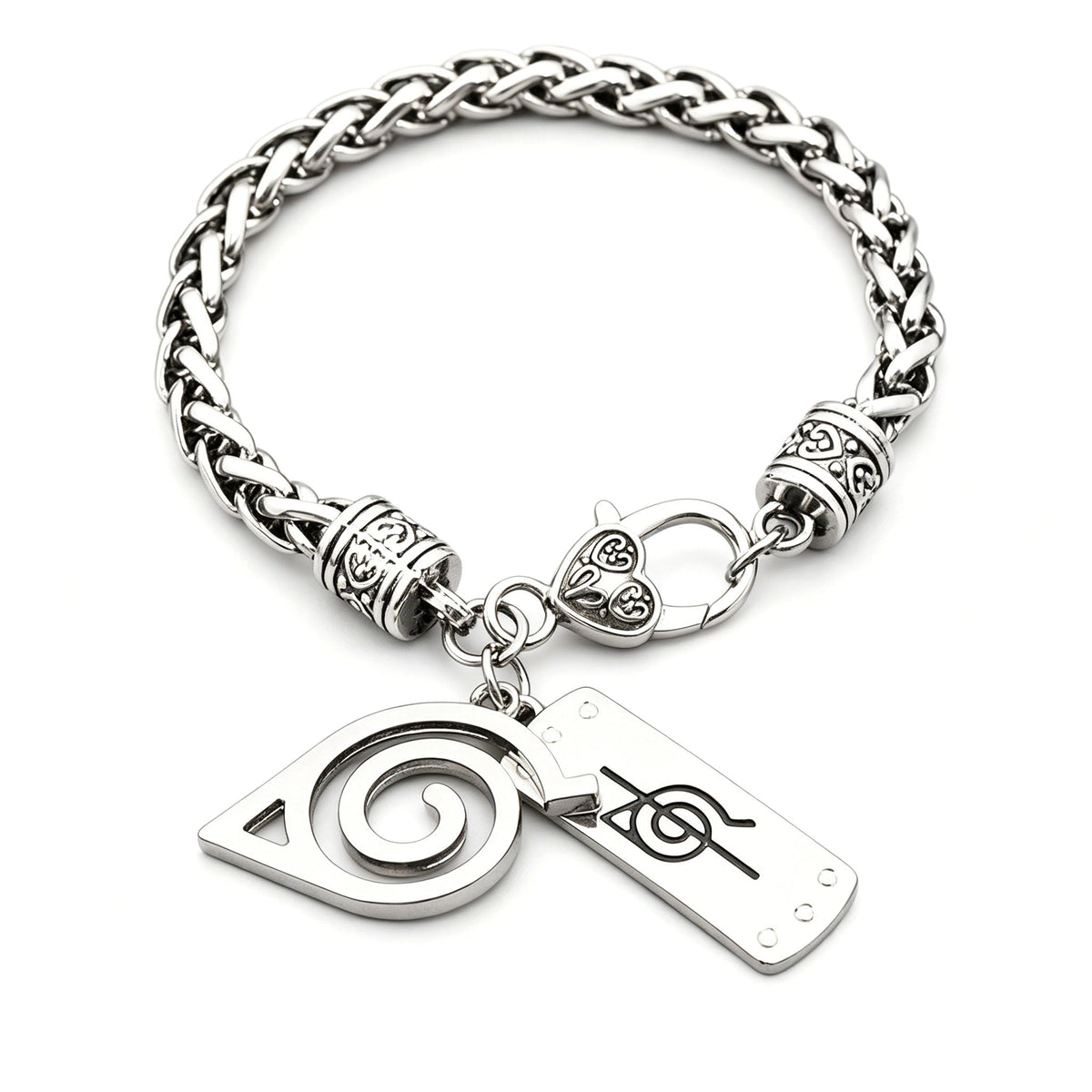 Naruto Leaf Village & Anti-Leaf Symbol Bracelet - Anime Cosplay Jewelry